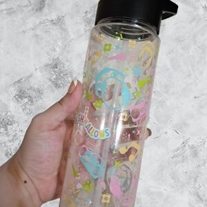 NWT Squishmallows Colorful Music-Themed Water Bottle